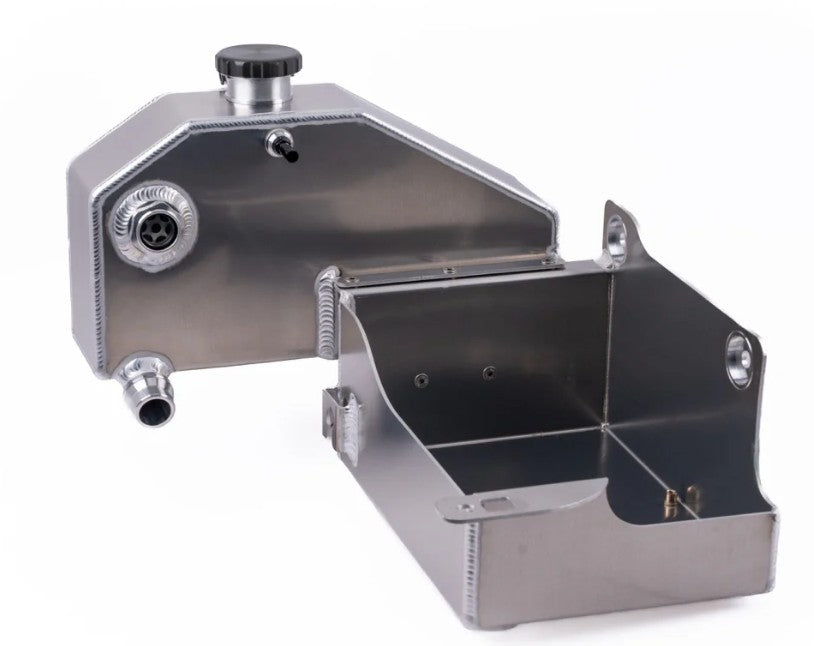 Clean 6.7L Engine Bay, Real Strength: TIG-Welded Coolant Tank and Battery Tray Upgrade