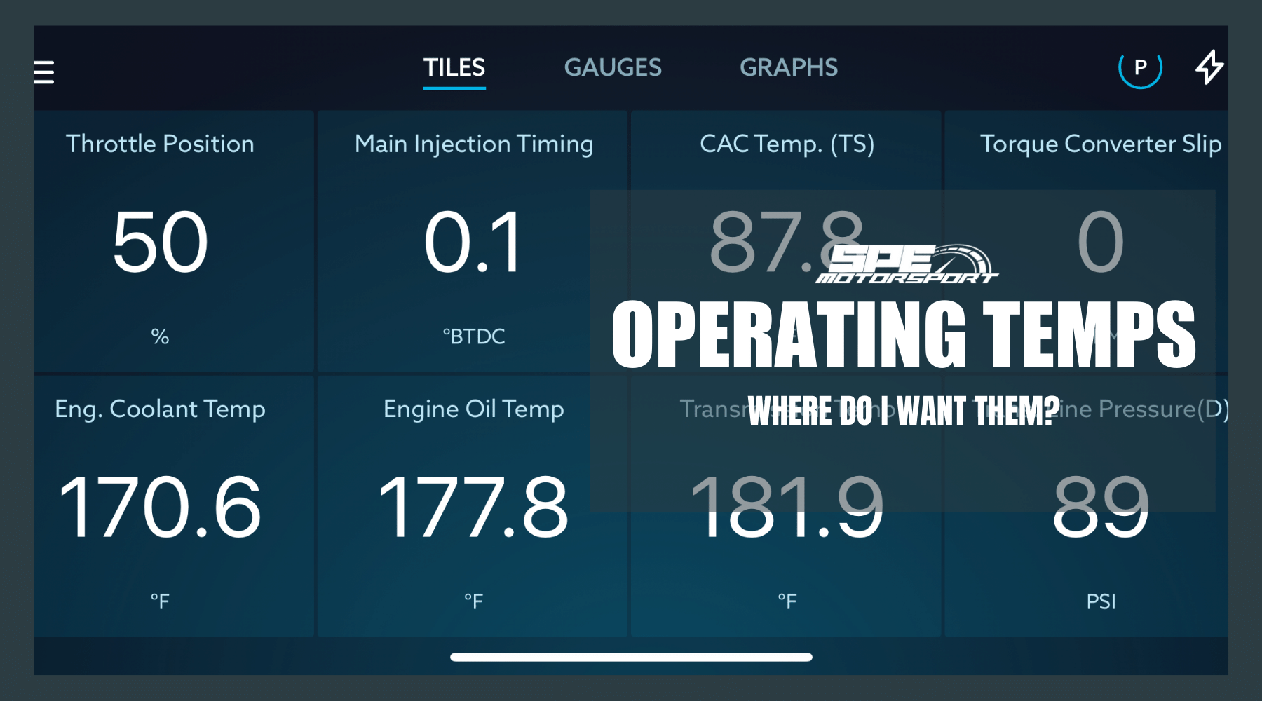 Acceptable Operating Temperatures on a Stock/Tuned Truck