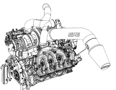 6.7L Powerstroke Custom Intake Air Filter Housing