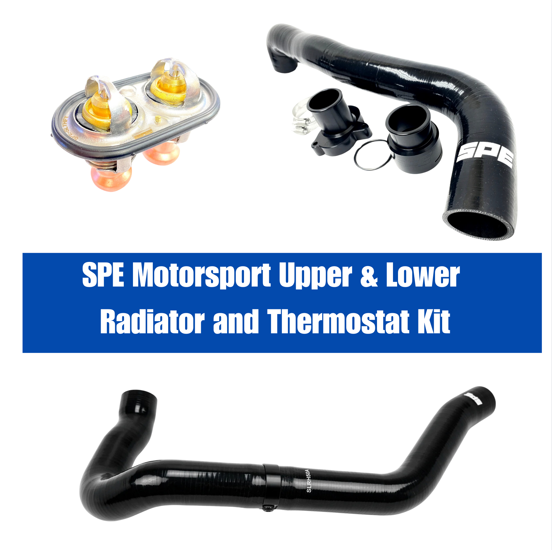 SPE Motorsport Upper & Lower Radiator and Thermostat Kit- Fits 11-16 6.L Powerstroke