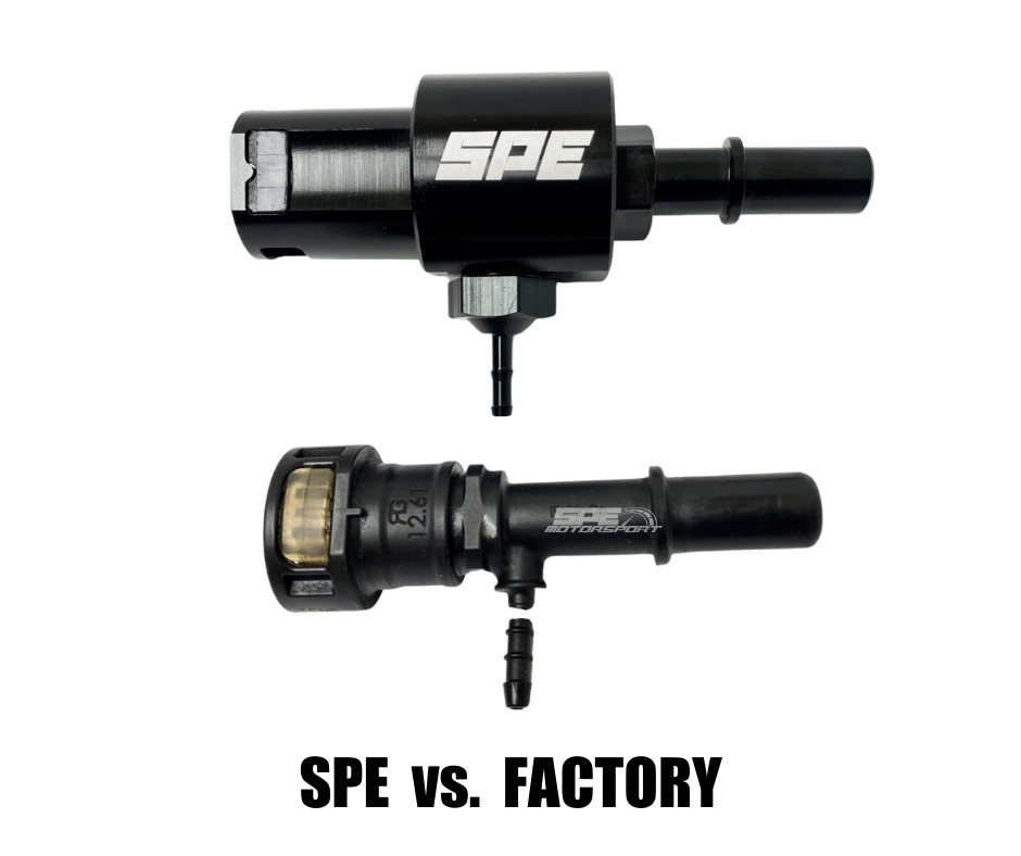 11-16 SPE Injector Return Line Repair Kit vs Factory Injector Return line- broken