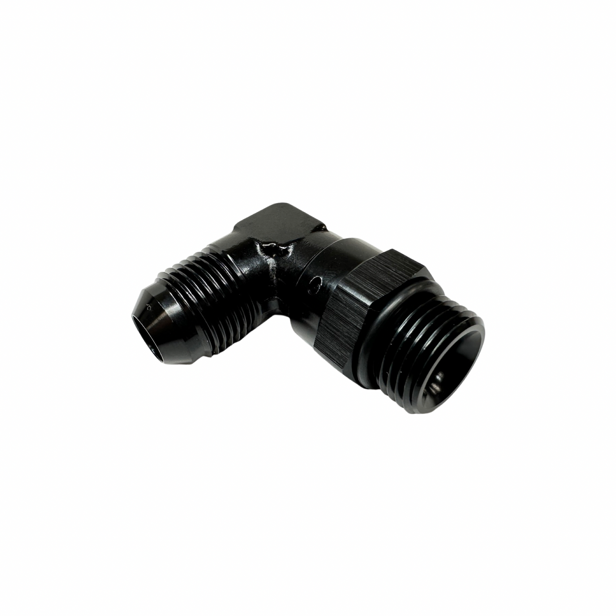 -8AN Male to -8AN O-Ring Port Swivel 90 Degree