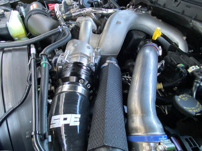 SPE 6.7L Powerstroke Cold Side Pipe engine shot